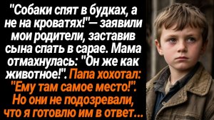 Жизненные Истории/Собаки спят в будках, а не на кроватях!- заявили мои родители и заставили сына спа