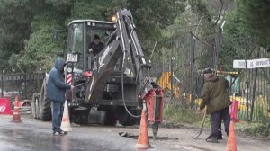 В Сочи ремонтируют Новороссийское шоссе