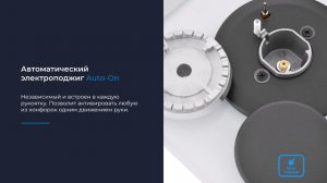 Встраиваемая газовая варочная панель ZUGEL ZGH450W, белая