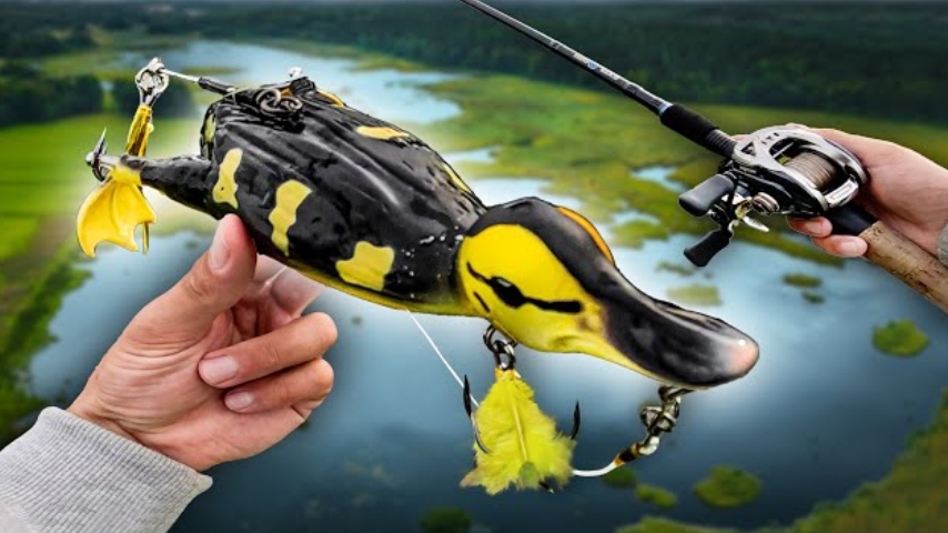 Рыбалка на утку в болоте полном огромных щук. смотреть онлайн