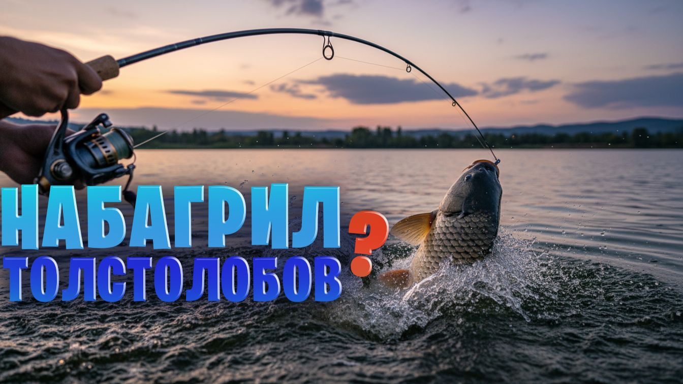 Набагрил ТОЛСТОЛОБИКОВ ? Рыбалка по-русски: и как крали мой судачий силикон... смотреть онлайн