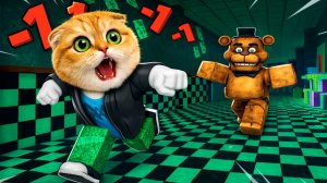 ОПАСНОЕ ОББИ В РОБЛОКС! КАЖДУЮ СЕКУНДУ Я БЕГУ НА +1 БЫСТРЕЕ ОТ ФРЕДДИ, БОНИ И РОКСИ ИЗ ФНАФ