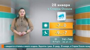 Погода в Старом Осколе на 28 января