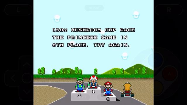 Super Mario Kart: 8th place ending смотреть онлайн