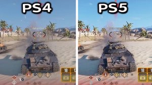 World of Tanks на консолях старого и нового поколения. Сравнение PS4 VS PS5 КУПИТЬ