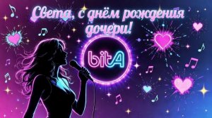 Света, с днём рождения дочери! #Remix #SunoAl #Original #musik #музыка #песня #красивыепоздравления