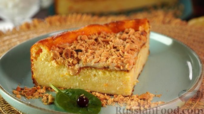 СЫРНИК С БЕЛЫМ ШОКОЛАДОМ И ОРЕХАМИ смотреть онлайн