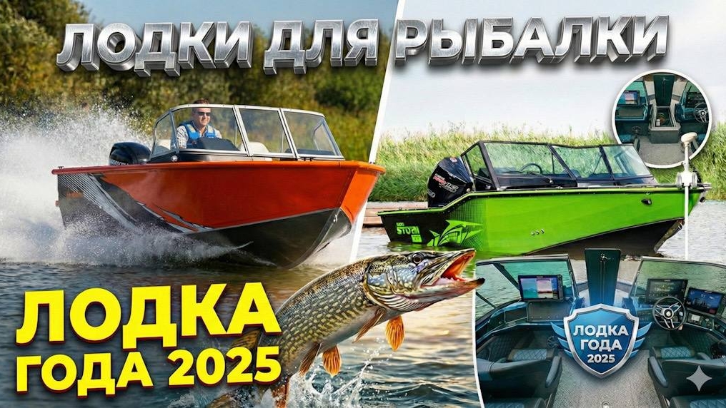 20 лодок доя рыбалки - разбор с экспертом для премии Лодка Года смотреть онлайн
