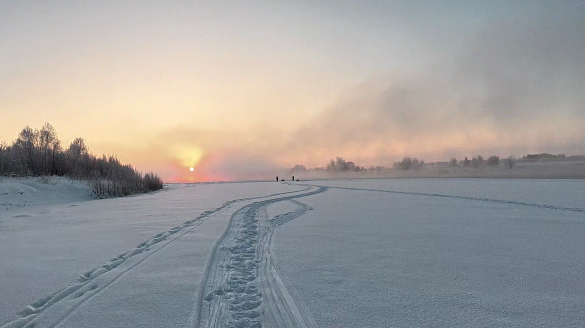 Отмороженная Рыбалка на Оке -30! Рыбалка со Льда на ПЕСКАХ! смотреть онлайн