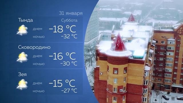 Прогноз погоды на 31.01.2026 смотреть онлайн