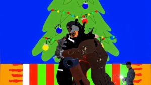 Обнялся. (сделано нейросетью)