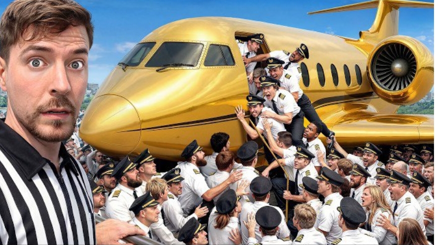 100 пилотов сражаются за частный самолёт. Мистер Бист. смотреть онлайн