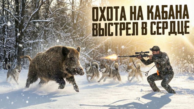 охота на кабана с лапйками 2026. добыт секач из под собак смотреть онлайн