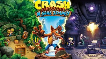 Crush bandicoot.Гонка N1.Крэш в гонке с гиеной 🥇 смотреть онлайн