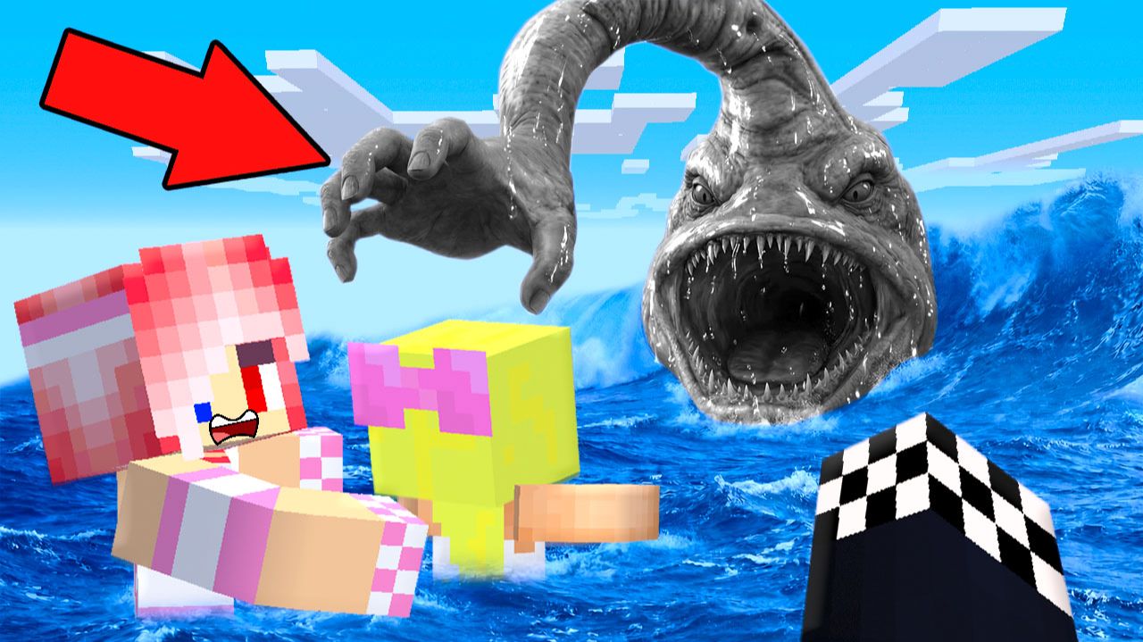 😱МЫ ЗАПЛЫЛИ СЛИШКОМ ДАЛЕКО В МАЙНКРАФТ! ШЕДИ МЕН MINECRAFT смотреть онлайн