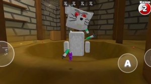 играю с подписчицей в SUPER BEAR ADVENTURE