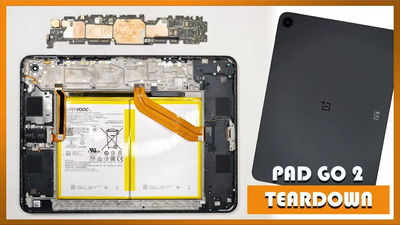 RUS OnePlus Pad Go 2 Teardown Disassembly Repair Video Review смотреть онлайн