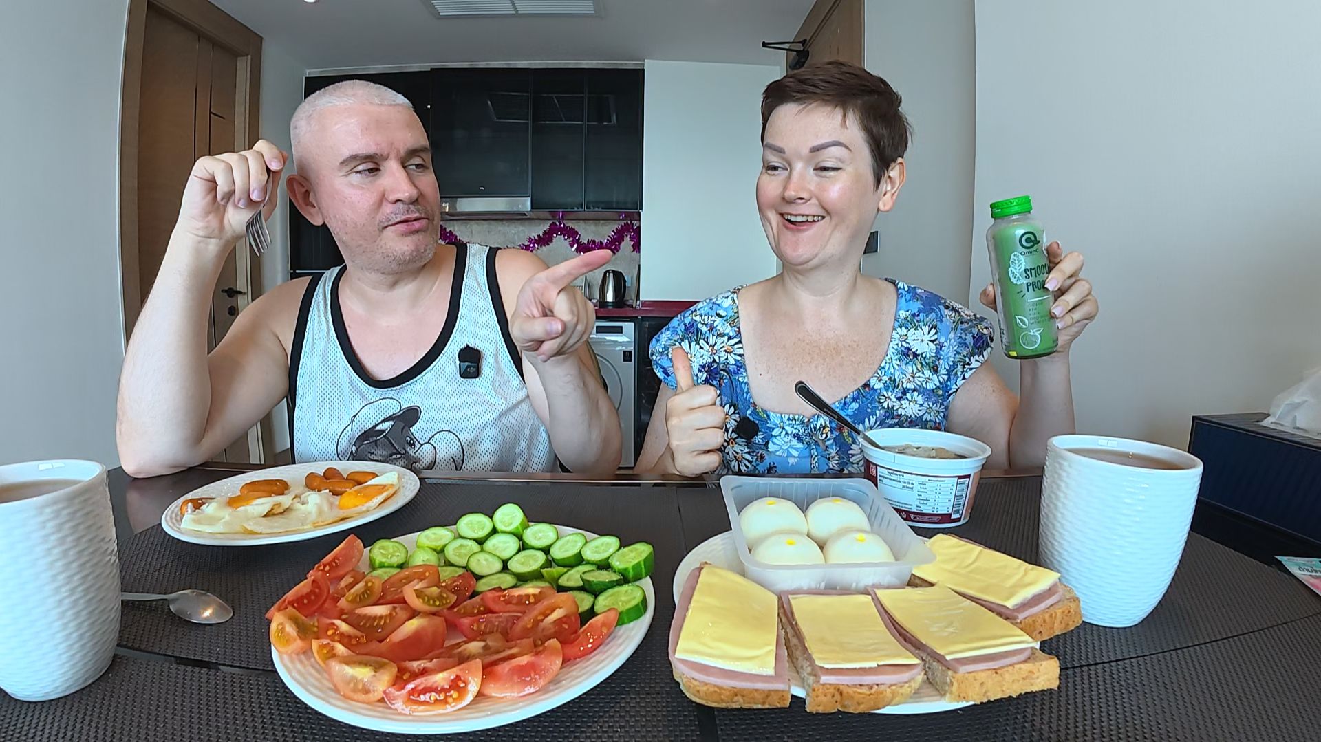 Мукбанг муж ЗАНУДА, обед ПП и что из этого ВЫШЛО?! Болталка и Семейный обед в Таиланде смотреть онлайн