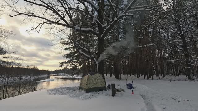 Тест бани-палатки "мобиба", река "илеть", 06.01.2026 смотреть онлайн