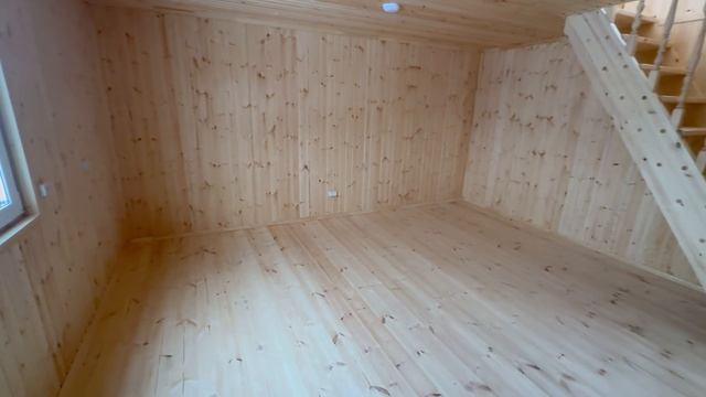 Обзор дачного дома 5/5м от компании Лесное раздолье Омск смотреть онлайн