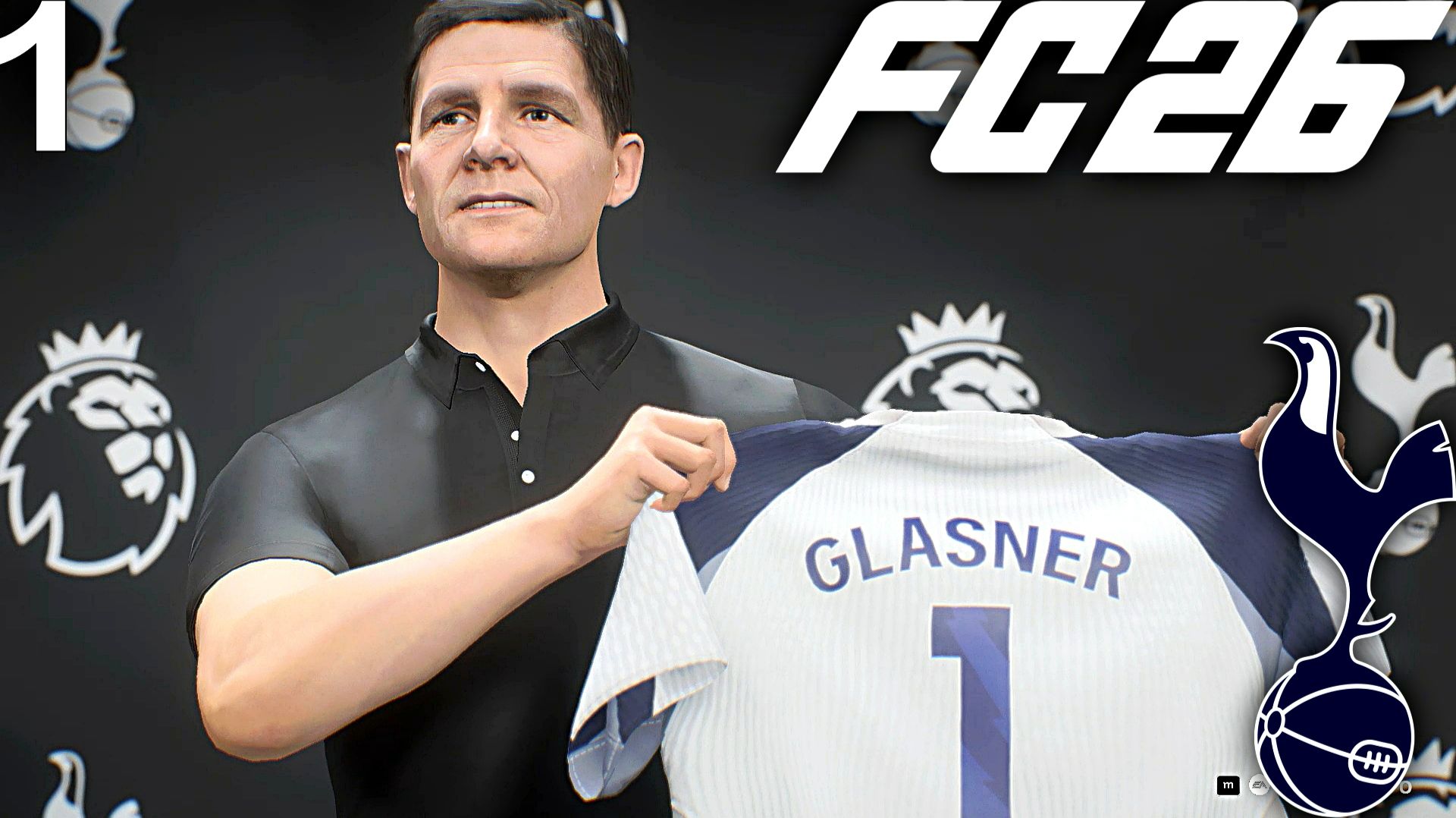 FC 26 КАРЬЕРА ЗА ТОТТЕНХЭМ #1 - ГЛАСНЕР ВОЗГЛАВИЛ ТОТТЕНХЭМ и ВОЗВРАЩЕНИЕ ЛЕГЕНДЫ ДОМОЙ!!! смотреть онлайн