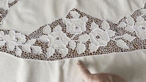 Скатерть с ришелье. Текстиль для дома своими руками.