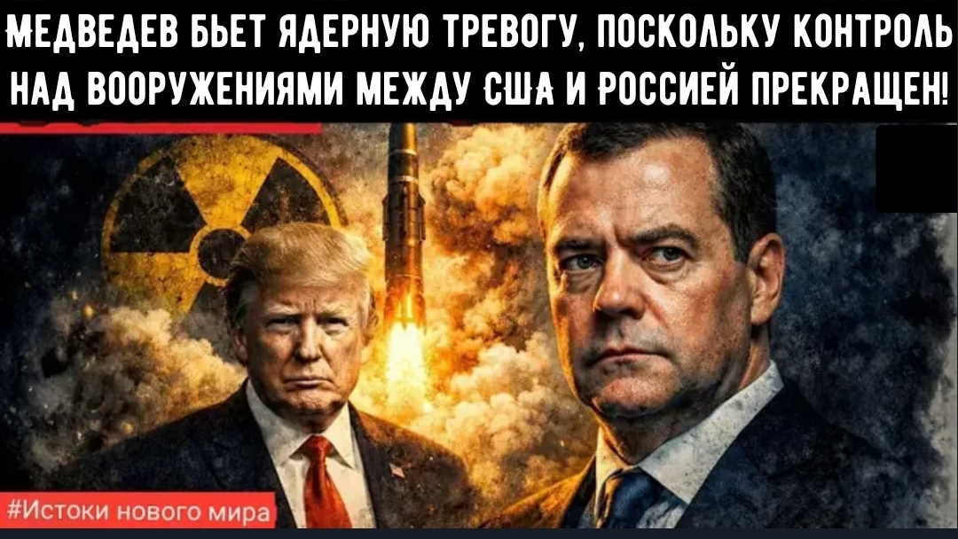 Медведев бьет ядерную тревогу, поскольку контроль над вооружениями между США и Россией прекращен! смотреть онлайн