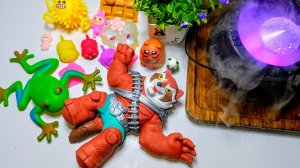 АСМР СКВИШИ 🥰 распаковка АСМР сквишей 🥰 чудесный магический горшочек и песок!!