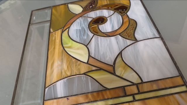 Обрамление витража. Начинающим витражистам о П-образном латунном профиле. смотреть онлайн