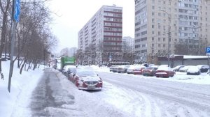 Снегопад в Москве