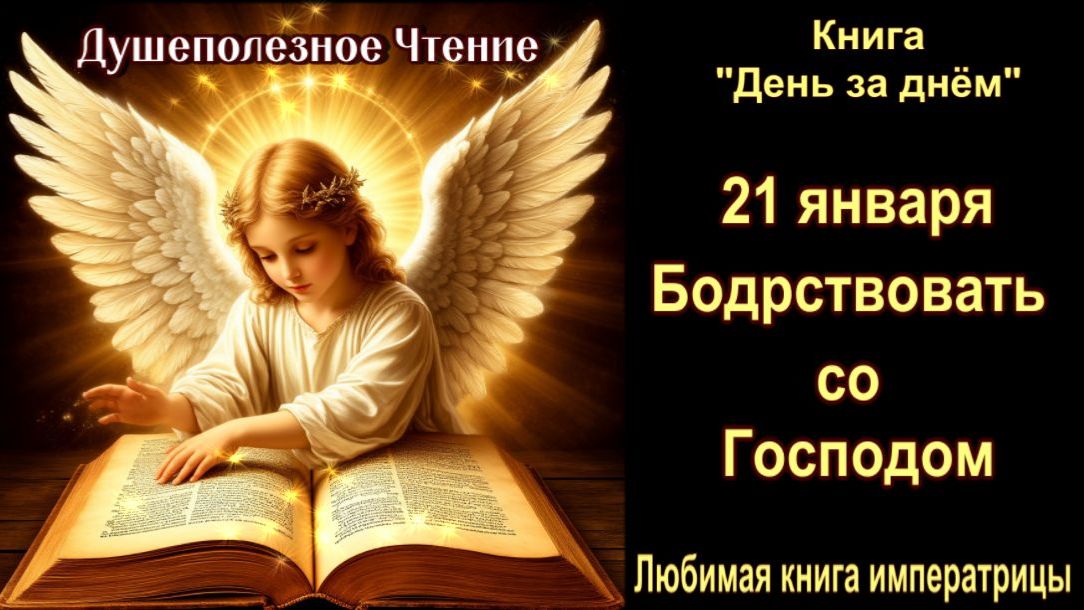 21 Января "Бодрствовать со Господом" Книга "День за днем" смотреть онлайн