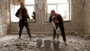 В Севастополе продолжается ремонт детского сада Nº 16