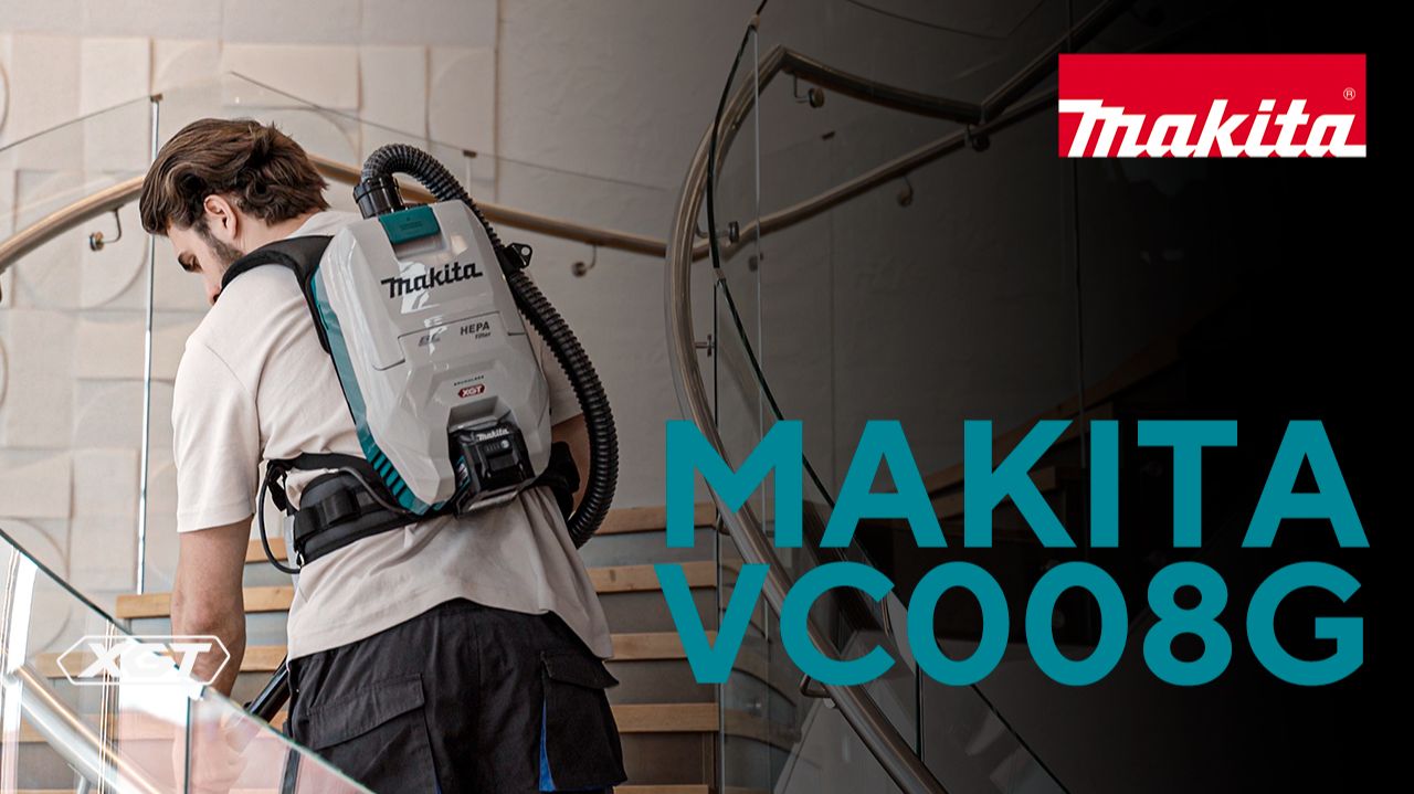 Makita VC008G аккумуляторный ранцевый пылесос смотреть онлайн