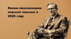 Каким пенсионерам повысят пенсию в 2026 году