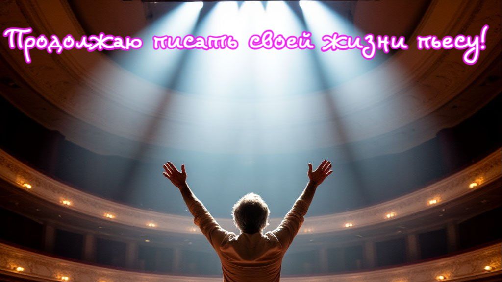 Продолжаю писать своей жизни пьесу! Премьера песни! смотреть онлайн
