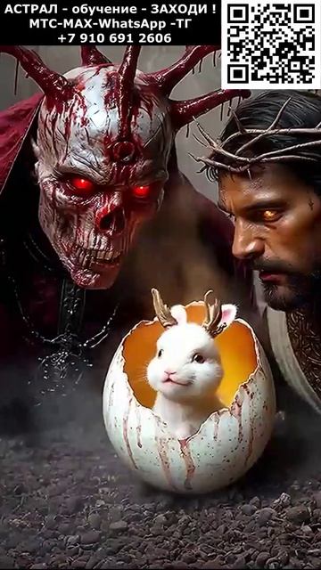 Дьявольский хоррор. Красивое астральное фэнтези. ИИ. Арт нейросеть. фэнтези #реальность #фэнтези #ИИ смотреть онлайн