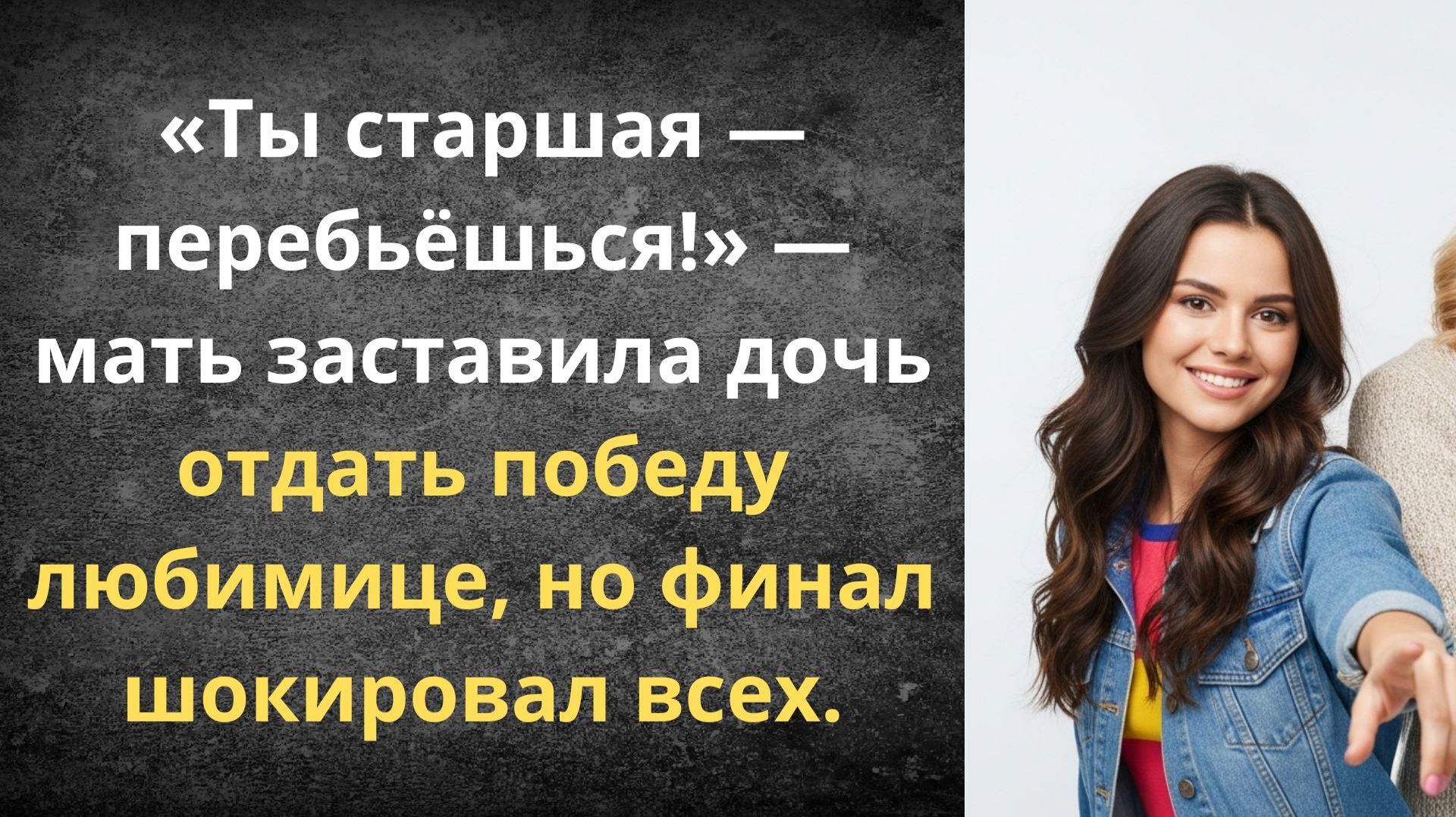 Ты старшая, ты должна уступить! | Истории из жизни смотреть онлайн