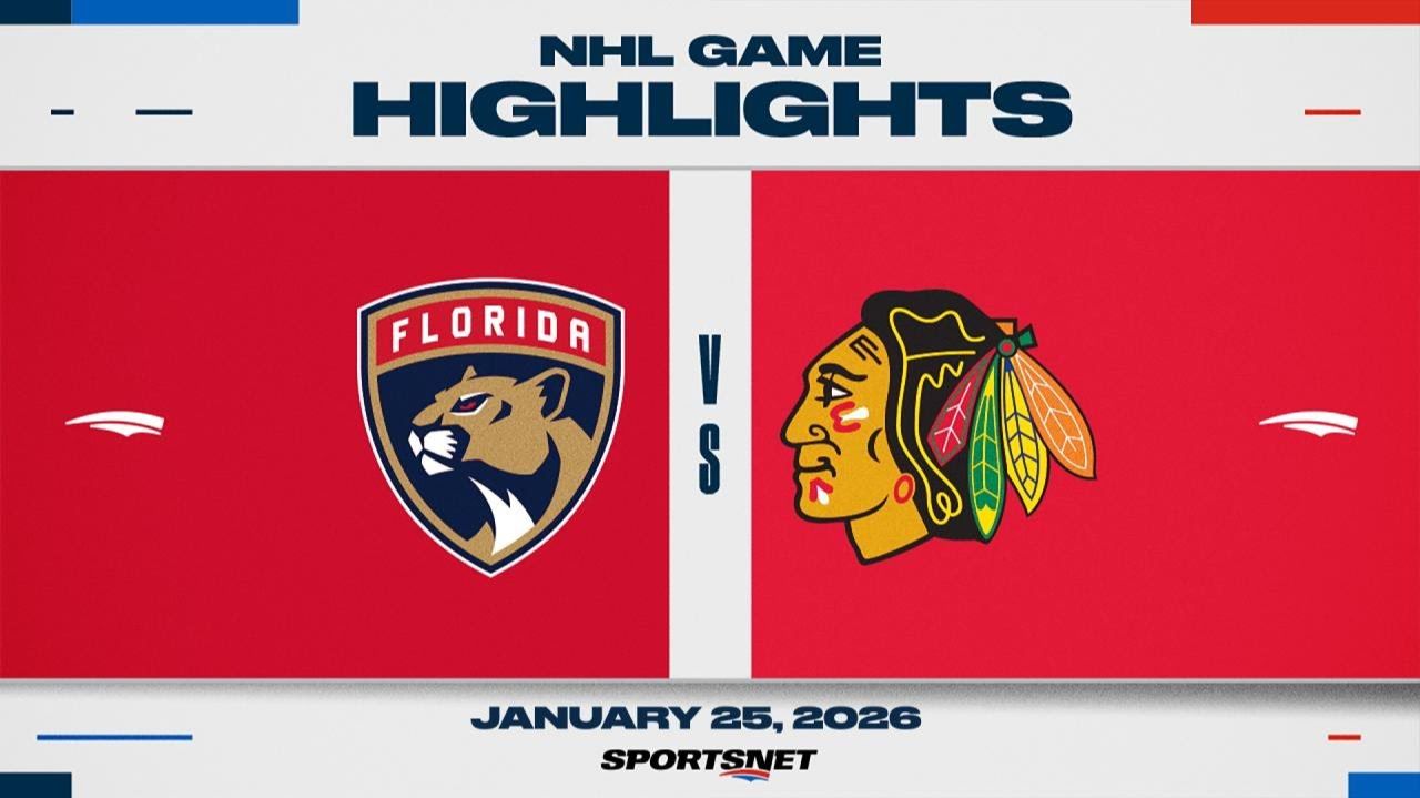 26.01.2026 | ОБЗОР МАТЧА | Чикаго Блэкхоукс - Флорида Пантерз | Highlights смотреть онлайн