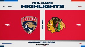 26.01.2026 | ОБЗОР МАТЧА | Чикаго Блэкхоукс - Флорида Пантерз | Highlights