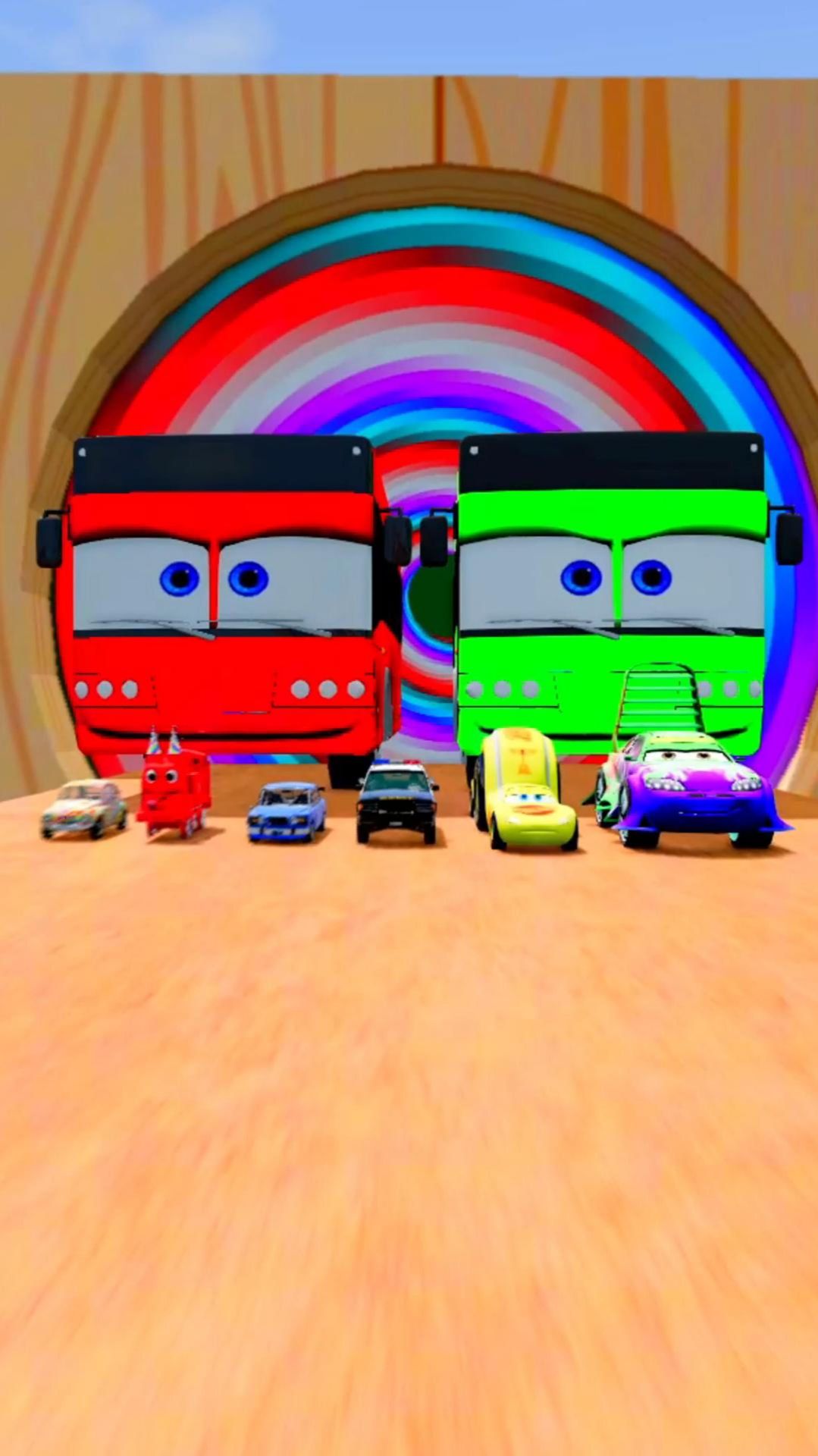 МУЛЬТИКИ ПРО МАШИНКИ ЦВЕТНЫЕ АВТОБУСЫ смотреть онлайн