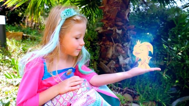 Настя и золотая рыбка ⧸ Nastya pretend play with magic gold fish смотреть онлайн