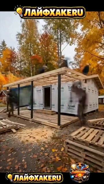 Строительство роскошного 40-футового контейнерного дома (удовлетворительная трансформация)#Лайфхаке смотреть онлайн