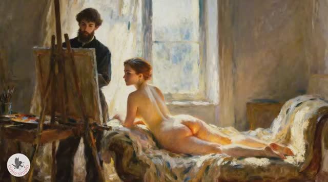 Ожившие картины Клода Моне ✨💖 смотреть онлайн