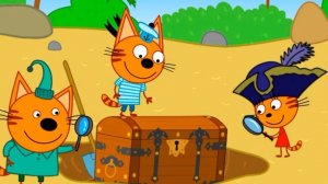 ТРИ КОТА.  МУЛЬТФИЛЬМ ИГРА. НОВАЯ СЕРИЯ. СОКРОВИЩА.    ИГРЫ ПО МУЛЬТИКАМ