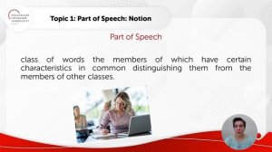 Лекция «Части речи. Подходы к классификации слов» Ч. 1