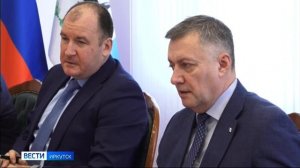 Губернатор Иркутской области Игорь Кобзев провел рабочую встречу с руководством компании «Илим Тимбе