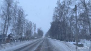 СНЕЖНАЯ АВТОМИНУТКА ❄️❄️❄️/жизнь здесь и сейчас ❤️❤️❤️