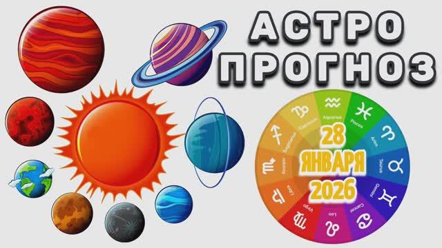 "АСТРОПРОГНОЗ на 28 ЯНВАРЯ 2026 года"!!! смотреть онлайн