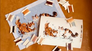 ВЫШИВКА КРЕСТИКОМ ФИКС ПРАЙС КОТЫ ОБЗОР РЕЗУЛЬТАТ