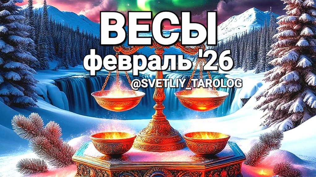 ♎️ ВЕСЫ. ФЕВРАЛЬ 2026 год 🔮 смотреть онлайн